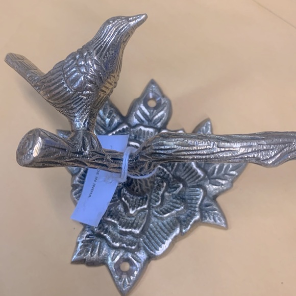 Anthropologie everlee toilet paper gold bird holder new - Picture 3 of 4